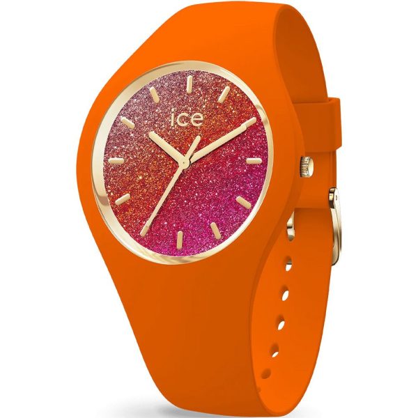 Ice Watch Glitter Orange Summer Damenuhr 37mm 022574