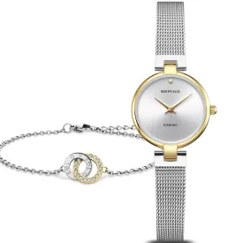 Bering Classic 15th Anniversary Damenuhr Satz 17724-010-GWP