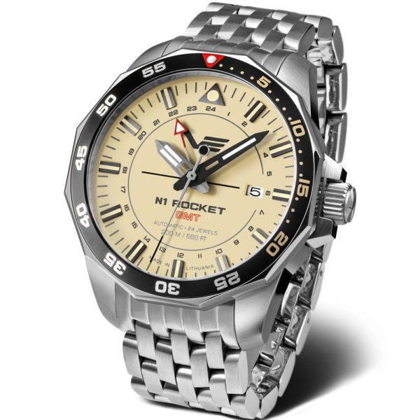 Vostok Europe N1 Rocket GMT Herrenuhr NH34A-225A713-B