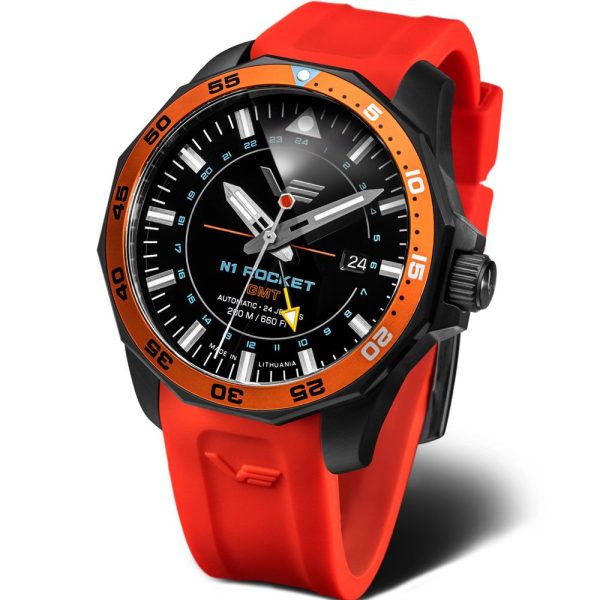 Vostok Europe N1 Rocket GMT Herrenuhr NH34A-225C714-SR
