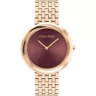 Calvin Klein Twisted Bezel Damenuhr CK25100067