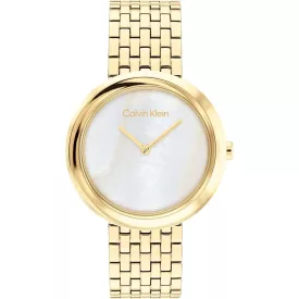 Calvin Klein Twisted Bezel Damenuhr CK25200321