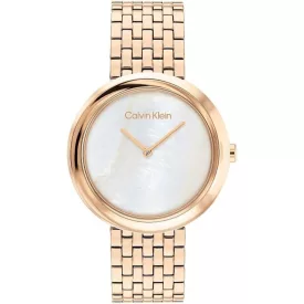 Calvin Klein Twisted Bezel Damenuhr CK25200322