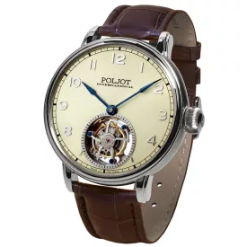   Poljot International Tourbillon Limited Edition Herrenuhr 3400.T-XVIII-CS