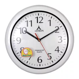 Astron beschlagfreie Wanduhr 3777-7 – Weiß