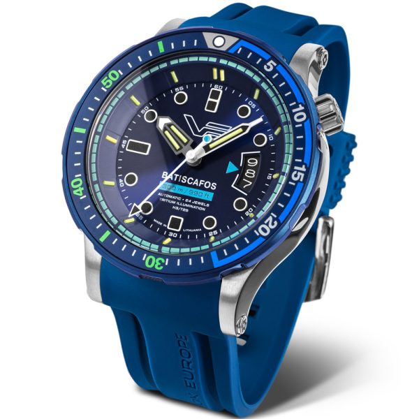 Vostok Europe Batiscafos Herrenuhr NH35-511E768-SBLU