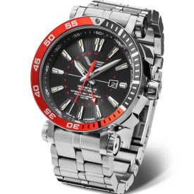 Vostok Europe Energia Rocket GMT Herrenuhr NH34A-575A717-BK