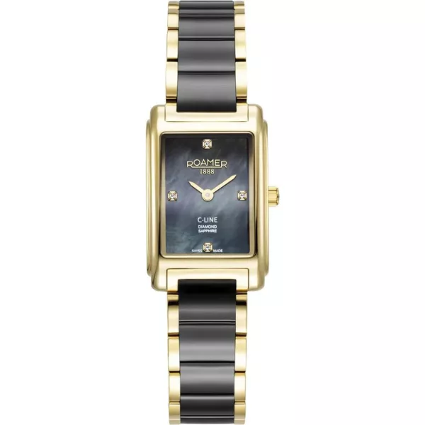 Roamer C-Line Diamond Damenuhr 659845 48 89 60