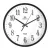 Merion Wanduhr 6714-3 – Schwarz