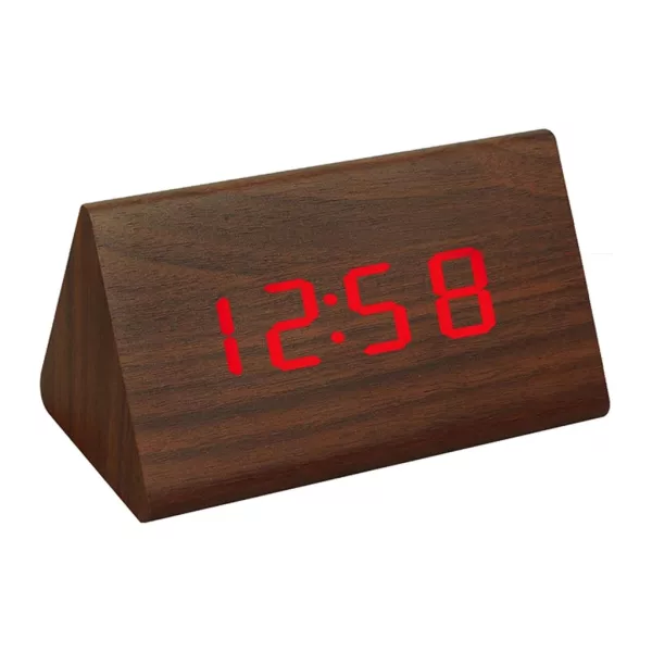 LED-Tischwecker 6834-5 – Braun