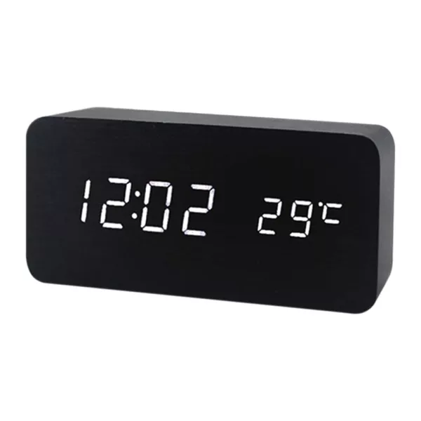LED-Tischwecker 6837-2 – Grau