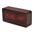 LED-Tischwecker 6837-5 – Braun