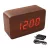 LED-Tischwecker 6838-5 – Braun