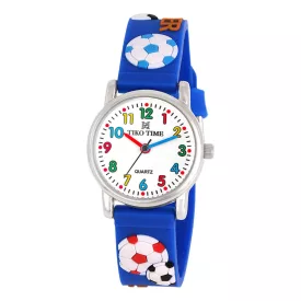 Tiko Time Kinderuhr mit Fußball-Motiv 7458-4