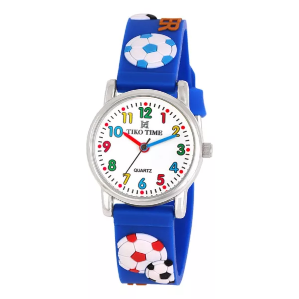 Tiko Time Kinderuhr mit Fußball-Motiv 7458-4