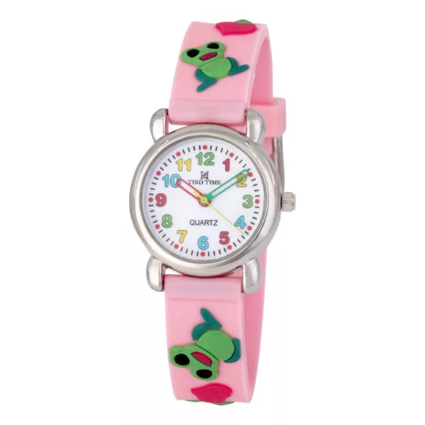 Tiko Time Kinderuhr mit Frosch-Motiv 7461-7