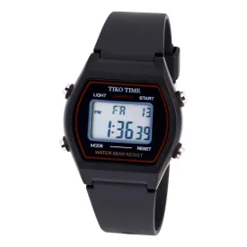 Tiko Time digitale Herrenuhr 7465-6 – schwarz und rot