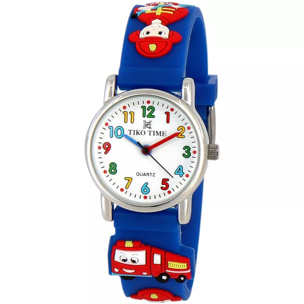 Tiko Time Kinderuhr mit Feuerwehr-Motiv 7466-0
