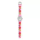 Tiko Time Kinderuhr mit 3D-Armband in rosa 7467-2