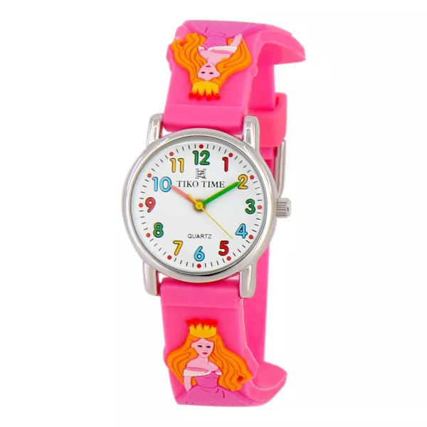 Tiko Time Kinderuhr mit Mädchen-Motiv 7467-4
