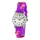 Tiko Time Kinderuhr mit 3D-Armband in lila 7468-2