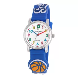 Tiko Time Kinderuhr mit Basketball-Motiv 7471-5