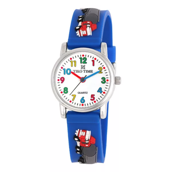 Tiko Time Kinderuhr mit Lkw-Motiv 7471-6