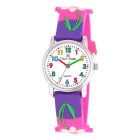 Tiko Time Kinderuhr mit Blumen-Motiv 7472-2