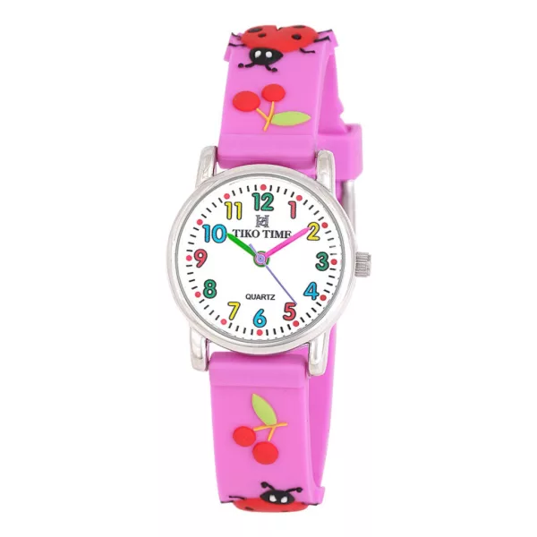 Tiko Time Kinderuhr mit Marienkäfer-Motiv 7472-7