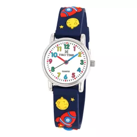 Tiko Time Kinderuhr mit Astronauten-Motiv 7473-0