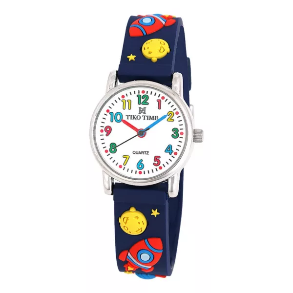 Tiko Time Kinderuhr mit Astronauten-Motiv 7473-0