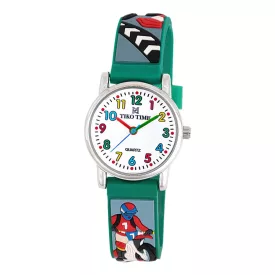 Tiko Time Kinderuhr mit Motocross-Motiv 7473-4