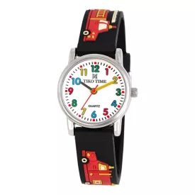 Tiko Time Kinderuhr mit Feuerwehr-Motiv 7473-6