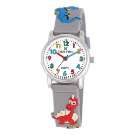 Tiko Time Kinderuhr mit Dino-Motiv 7474-1