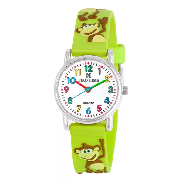 Tiko Time Kinderuhr mit Affen-Motiv 7474-3