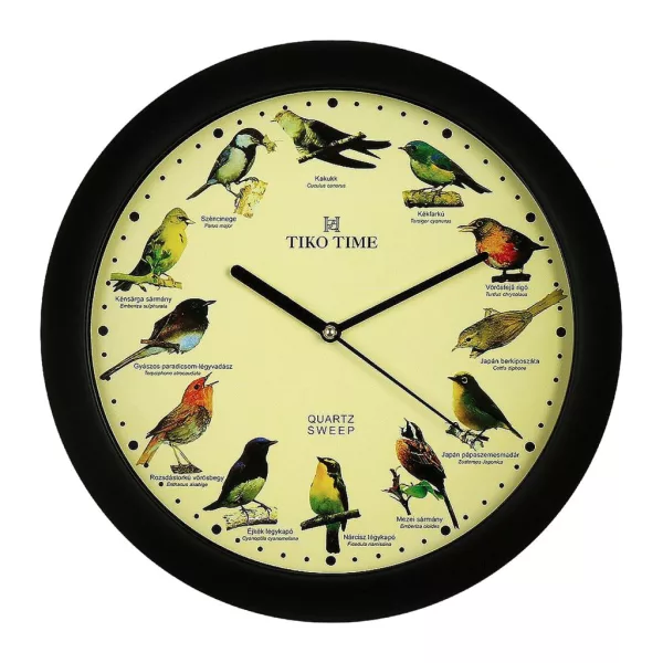 Tiko Time Wanduhr 7646-2 – Schwarz
