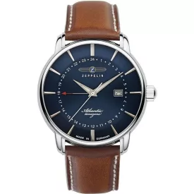 Zeppelin Atlantic Timezone Herrenuhr 8442-3