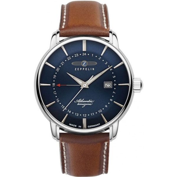 Zeppelin Atlantic Timezone Herrenuhr 8442-3