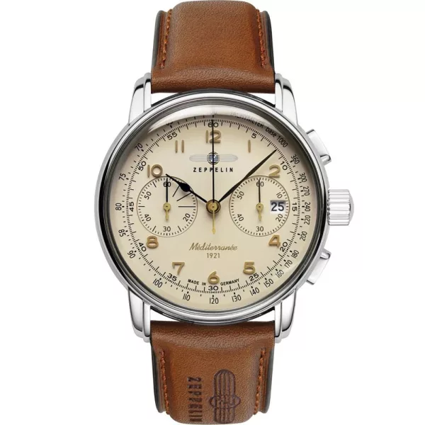 Zeppelin 100 Yahre Méditerranée Herrenuhr  9670-5