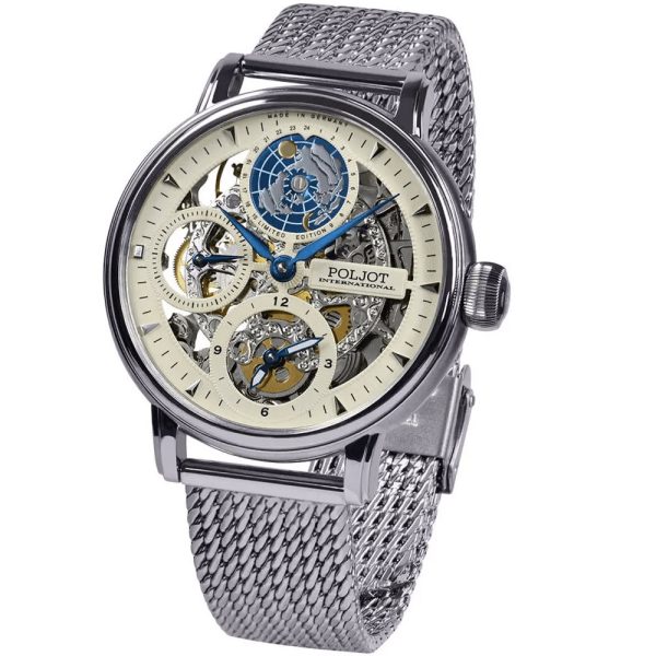 Poljot International Globetrotter Limited Edition Herrenuhr 9730.2940552M