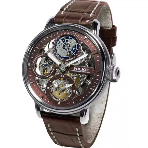 Poljot International Globetrotter Limited Edition Herrenuhr 9730.2940554