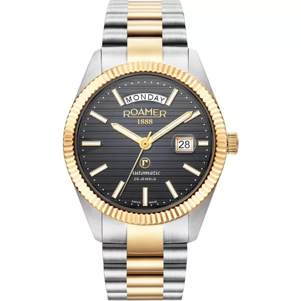 Roamer Primeline Daydate II Herrenuhr 981666478520