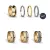 Bering weiblich Ring Satz BICOLOUR-7