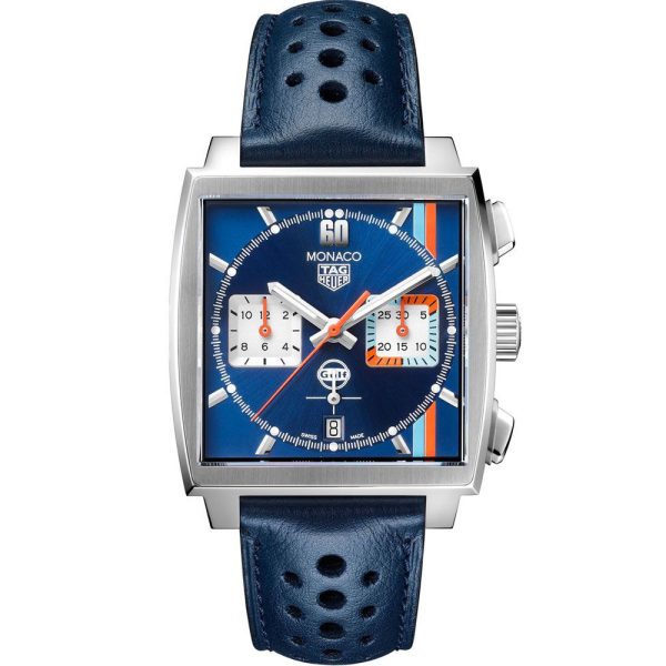 Tag Heuer Monaco X Gulf Special Edition Heuer 02 Herrenuhr CBL2115.FC6494