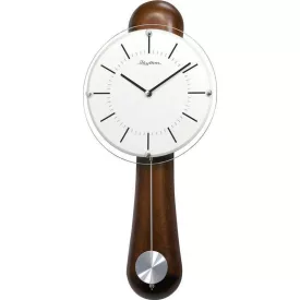 Rhythm Pendelwanduhr aus Holz CMP525NR06