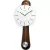 Rhythm Pendelwanduhr aus Holz CMP525NR06
