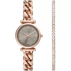 Fossil Carlie Damenuhr Satz ES5378SET