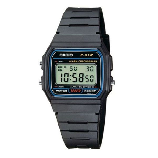 Casio Collection Herrenuhr F-91W-1YEF