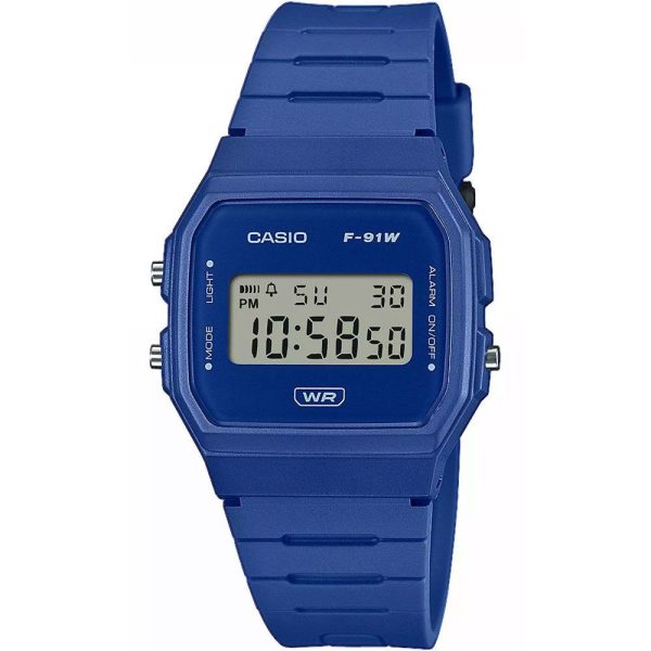 Casio Vintage unisex betrachten F-91WB-2A1EF