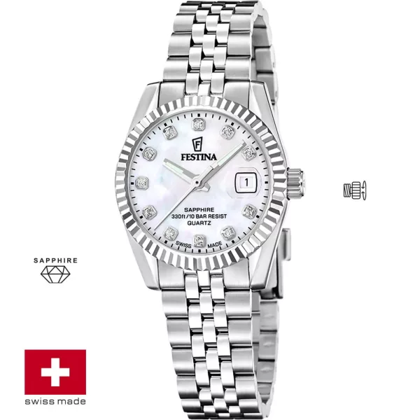 Festina Swiss Made Classic Damenuhr F20087/1